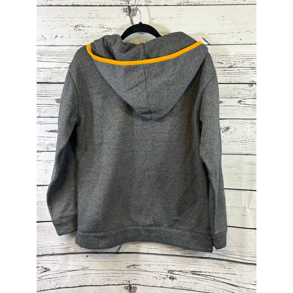 Men's NHL Gray Boston Bruins Hoodie S with Yellow Accents - Picture 6 of 6